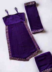 New Kurta + Palazzo Pant + Dupatta Set
