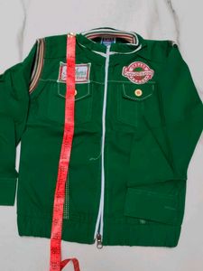 Green Biker Vest &amp; Yellow Pants Set