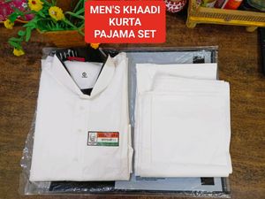 Direct From Shop 🔥💯 Khadi Men's Kurta Pajama