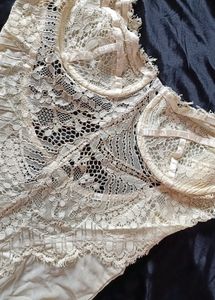 Lacey Corset Bodysuit (Backless)