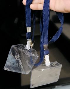 Pack 3 ID Card Holder Key chain