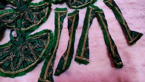 Hindu Deity Idols with Green Outfits
