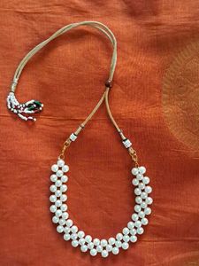 Handmade Pearl Bead choker necklace