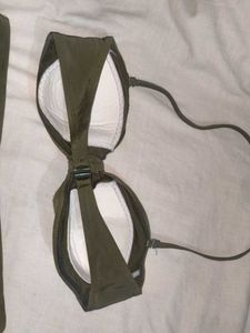 Olive Green Bikini Set