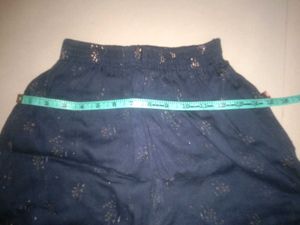 Kids Boy's Navy Blue Cotton Capri