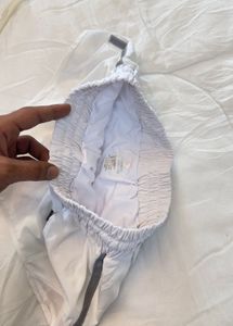 Adidas White women's Running Shorts