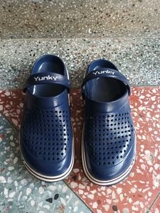 Yunky Navy Blue Clogs | Lightweight | Comfortable