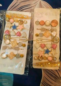 Sparkling Beautiful  Alligator Hair Clip Set