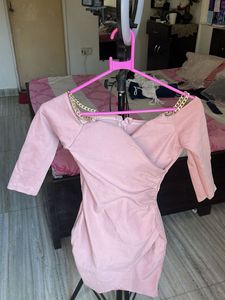 Pink Bodycon Party Dress