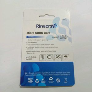 ringers sd 16 gb card