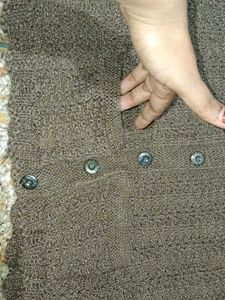 Women's Knitted Sleeveless Cardigan