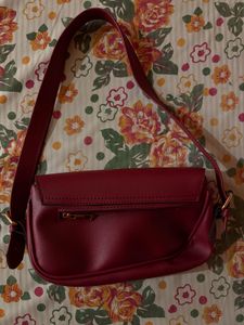 Burgundy Shoulder Bag