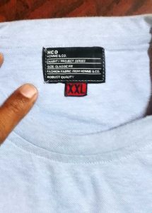 Men's Light Blue T-Shirt new no use
