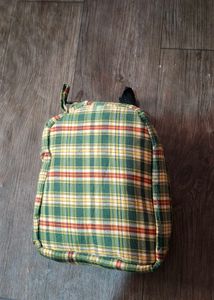 Green Plaid  MINIBackpack