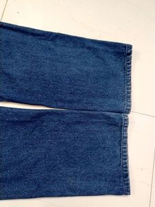 Straight Cut Denim Jeans