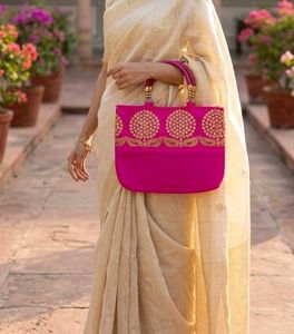 Vibrant Fuchsia Clutch Bag