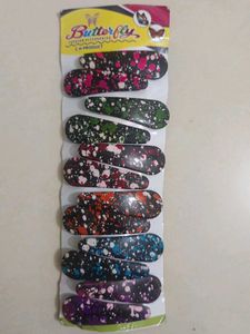 Butterfly Hair Clips Set