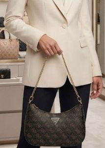 Guess Monogram Shoulder Bag