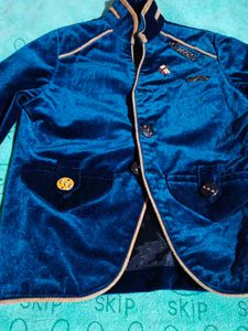 Blue Velvet Blazer