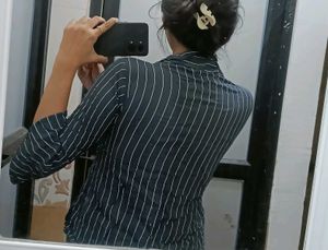Striped top with Embellishments