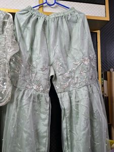 Embellished Pakistani Eid Kurta and Palazzo Set