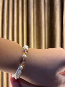 Elegant Beaded Pearl Bracelet