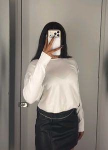 🖤H&amp;M Leather Black mini skirt🖤