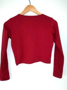 V-Neck Crop Top