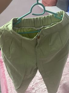 Light Green Wide Leg Pants