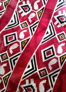 Beautiful Peacock &amp; Deer Print Saree