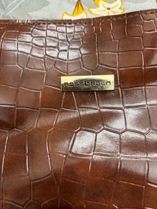 Leather Chic Croc-Embossed Tote Bag