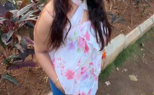 Floral Print Summer top backless