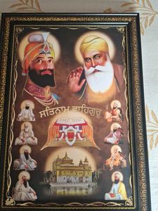 Sikh Gurus Framed Art