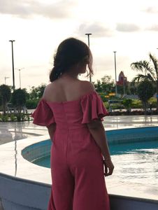 Off-Shoulder Wide-Leg Jumpsuit