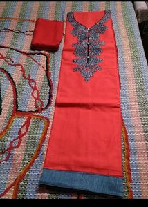 Unstitched Red Suit
