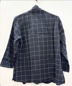 Checkered Tie Neck Shirt/Top