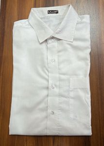 Unique White Formal Shirt