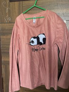 Cute Panda "Nap Time" Sleep Shirt