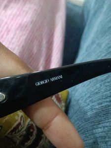 Giorgio Armani brand sun glasses Chic Black Oversi