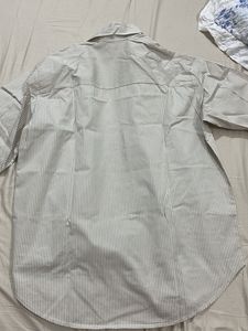 (WHY NOT)Classic Striped Long Sleeve Shirt