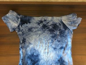 Tie-Dye Mini Bodycon Dress (S)