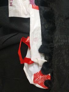 Stylish Black Embroidered stole