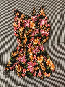 Floral Print Romper