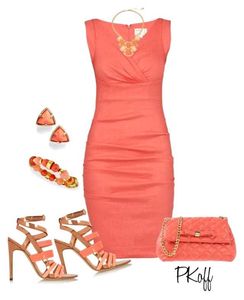 Price🔽Authentic Anne Klein Coral Partywear