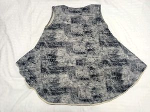Unique Floral Print Sleeveless UP &amp; DOWN Top