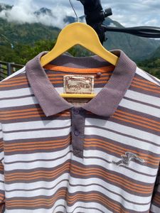 vintage good year Striped Polo Shirt