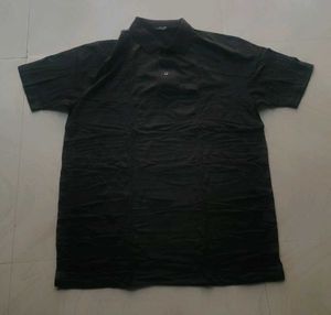 Casual Black Polo Shirt
