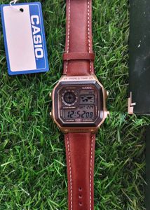 Premium Casio Brown Leather Belt Watch
