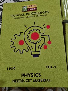 I-PUC Physics NEET/K-CET Material Books