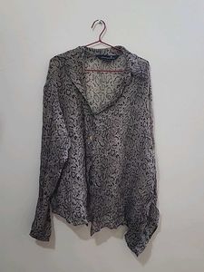 Printed Long Sleeve Shirt
